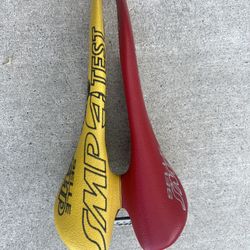 Selle SMP Evolution Saddle Red/Yellow, Made In Italy 