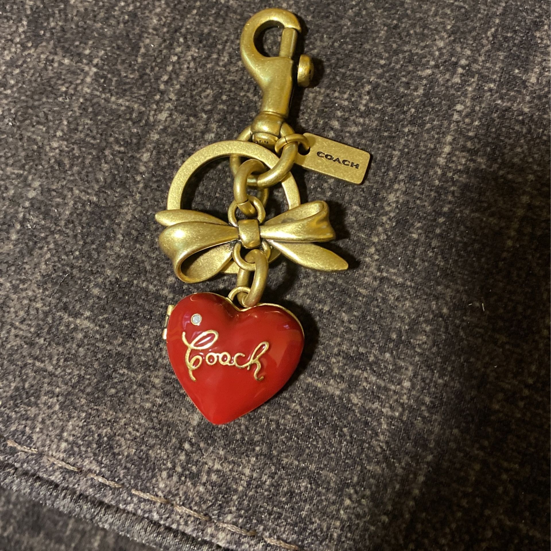 Coach charm