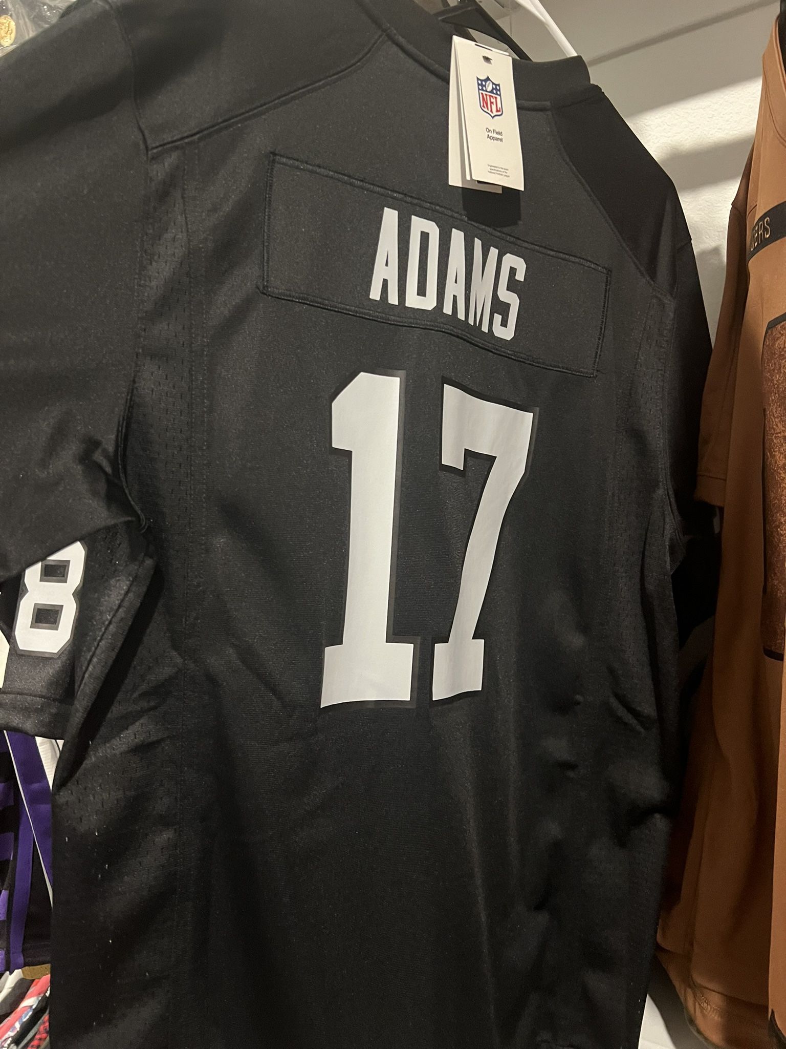 Raiders Davante Adams Jersey Black Men’s Large