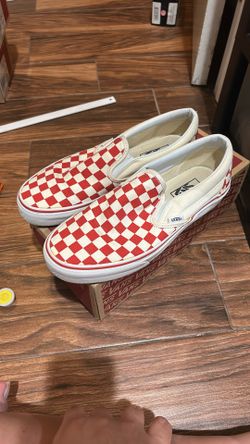 Vans Checkered Red