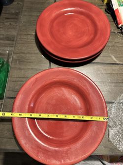 Hand Painted Dinner Plates