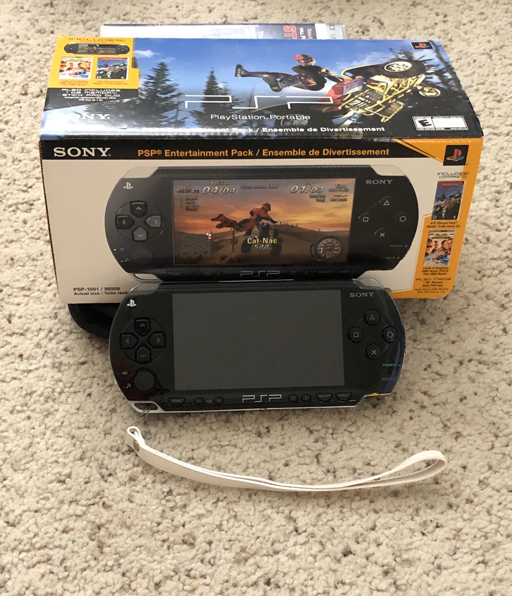 PSP 1001 System, Games, & Movies