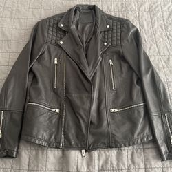 All Saints Men’s Leather Jacket