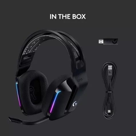 Logitech G733 Wireless Gaming Headset - Black