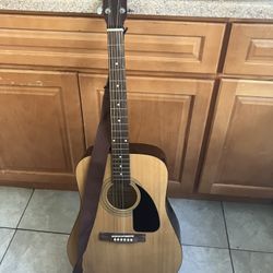 Acoustic Fender FA-100 Guitar