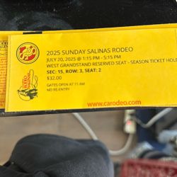 Rodeo tickets!