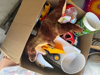 Box Lot of Mixed Kids Toys