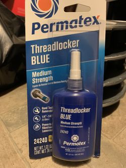 Permatex Threadlocker Blue 