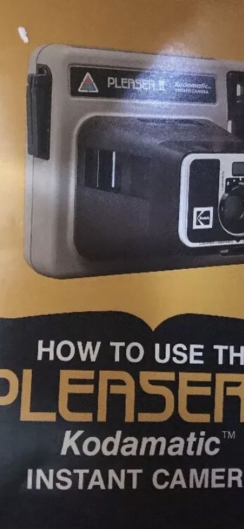 BRAND NEW IN BOX PLEASURE II KODAK CAMERA KODAMATIC INSTANT CAMERA