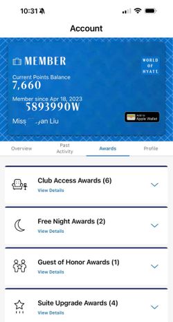 Hyatt Guest of Honor (GOH) Award – Globalist Benefits – Up to 7 Nights – Valid Until 02/28/2027