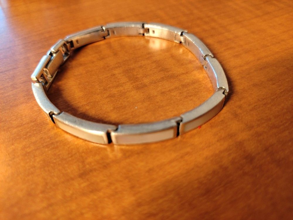 925 Sterling Silver Bracelet With Mother Of Pearl 