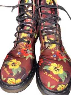 Dr. Martens 1460 Canvas Castel Boots
