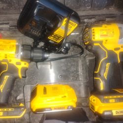 DeWalt Driver's Reel And Impact Drill 20 Volt Brushless