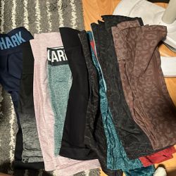 Gymshark Collection Shorts And Leggings