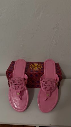 Tory Burch Miller Sandals Pink Patent