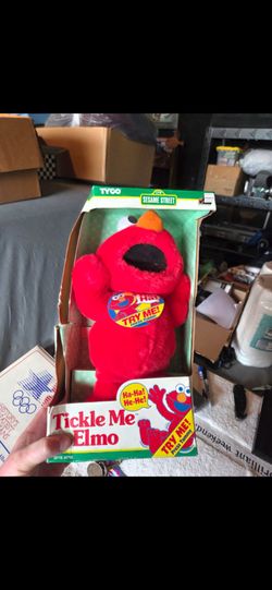 Vintage Tickle Me Elmo Doll Original 1996 NEW IN BOX Tyco Plush Toy Rare!