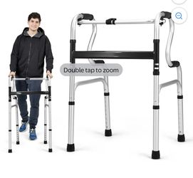 Costway Aluminum Folding Walker ( New )