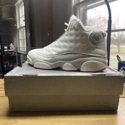 Retro Jordan 13’s size 12 1/2 wolf, gray and red