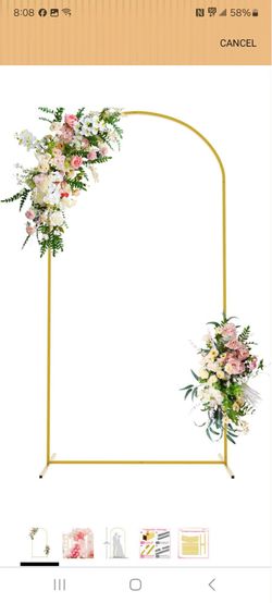 Gold Arch Backdrop Stand 7.2FEET