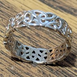 Celtics Promise Ring 925 sterling Silver 