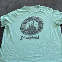 Mint Green Disneyland Graphic T-Shirt
