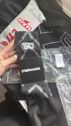 ASTRO WORLD SOCKS TYE DYE NEVER WORN