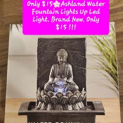 $15🌸Water Fountain Lights Up Led Light. Brand New. Only $15 !!!