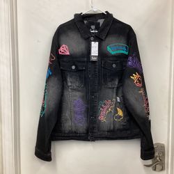 Switch Remarkable Black Jean Jacket Size XL - NEW