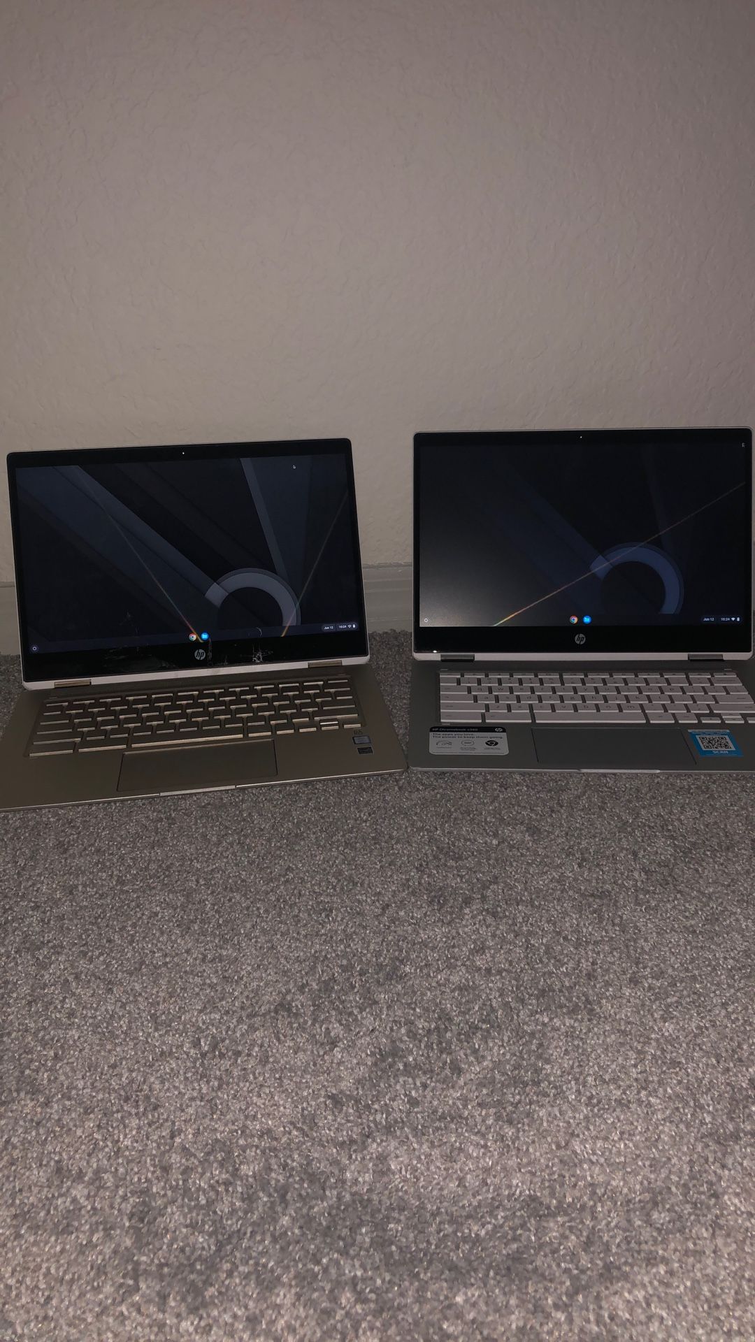 2 Google Chromebooks