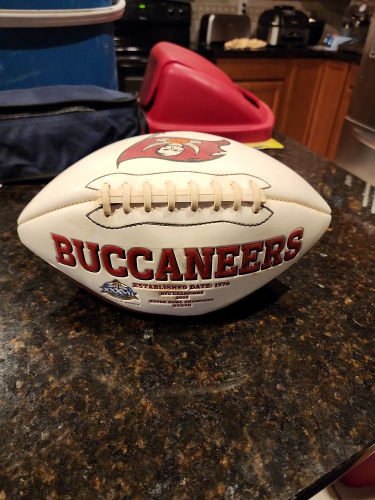 Autographed BUCS FOOTBALL