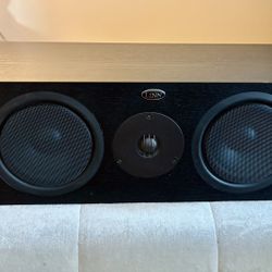 LINN EKWAL CENTER CHANNEL SPEAKER BLACK FINISH 
