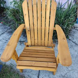 New Sealed Wooden Folding Chair 