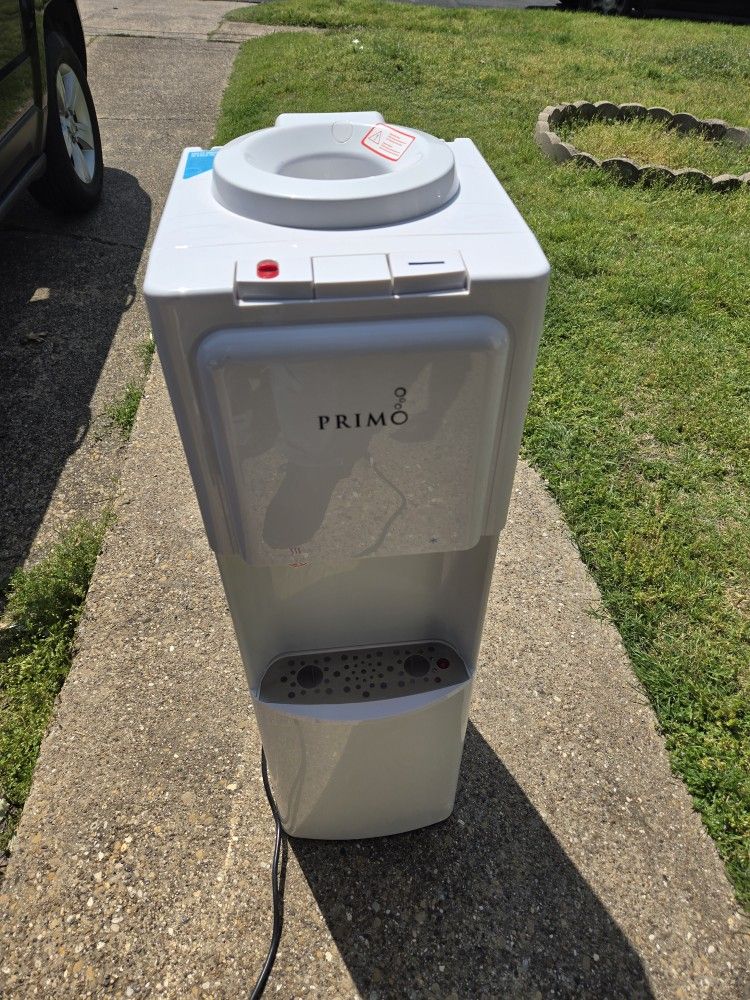 Primo Water Dispenser Top Loading Hot/Cold Temperature White