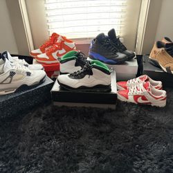 Jordan’s N Nike Dunks 