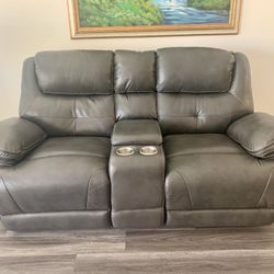 Leather Couch 