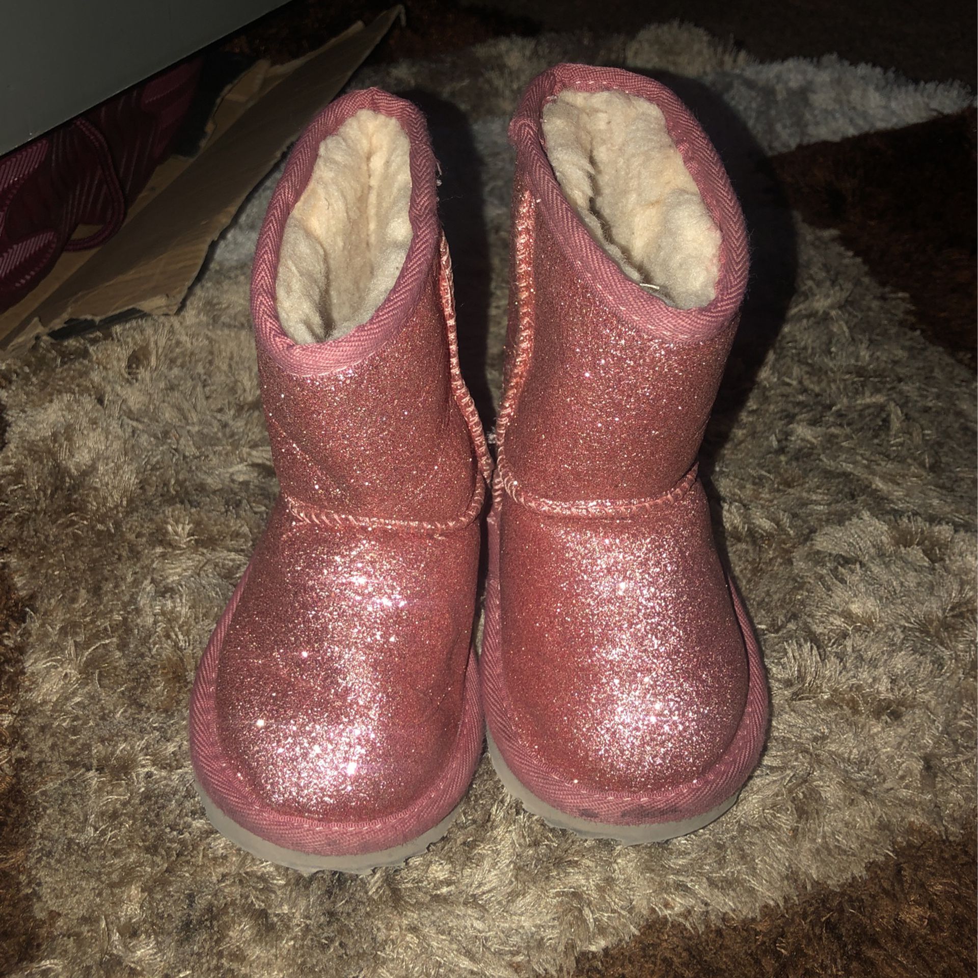 Ugg Boots Toddler Size 6 Sparkle Pink Uggs