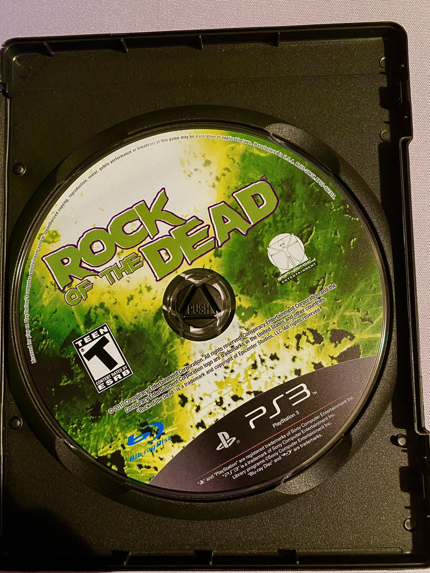 Rock The Dead PS3 Game And Case