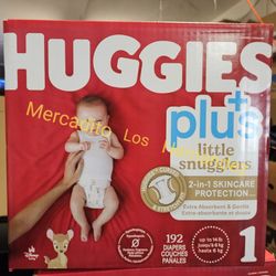 Huggies Size 1 Little Snugglers 192 Pañales Diapers❗️Nuevos Firm Price