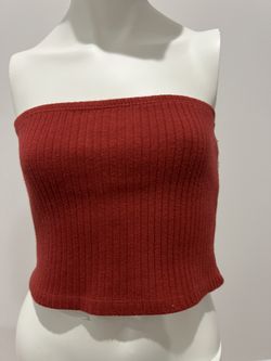 Violet Moon Red Tube Top Size S