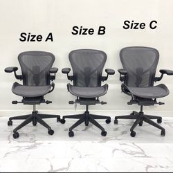 ERGONOMIC OFFICE CHAIRS! WE HAVE ALL THE TOP BRANDS IN STOCK! HERMAN MILLER, STEELCASE, KNOLL,HUMANSCALE $299-$1500