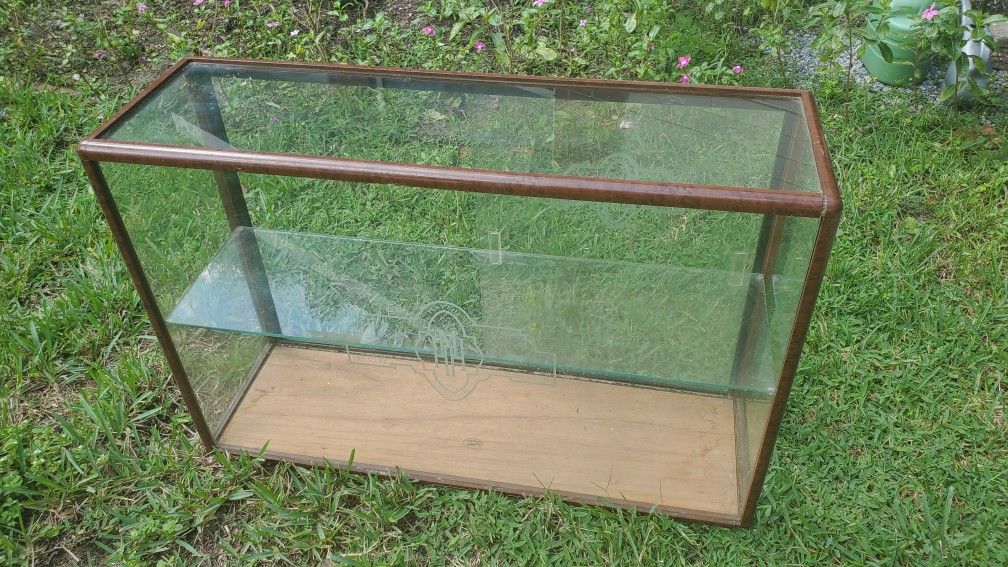 Hugh Hefner/ Don Diego glass display case