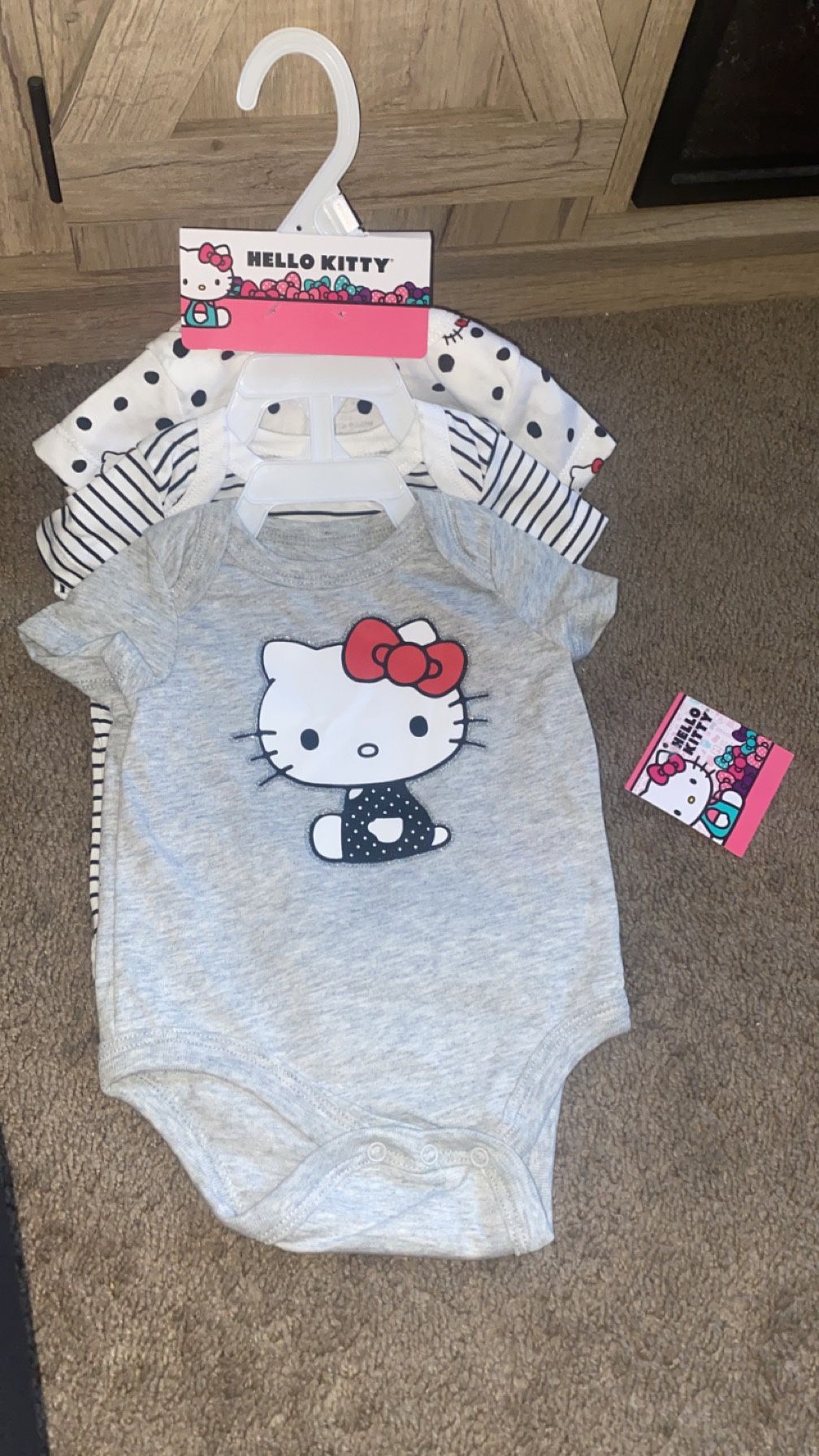 Hello Kitty 3 Pack Onesies