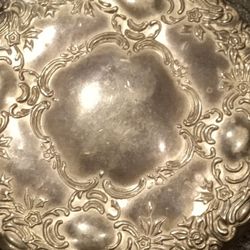 Vintage Towle Silver Plated Compact Mirror / Purse Accessories Excellent Condition