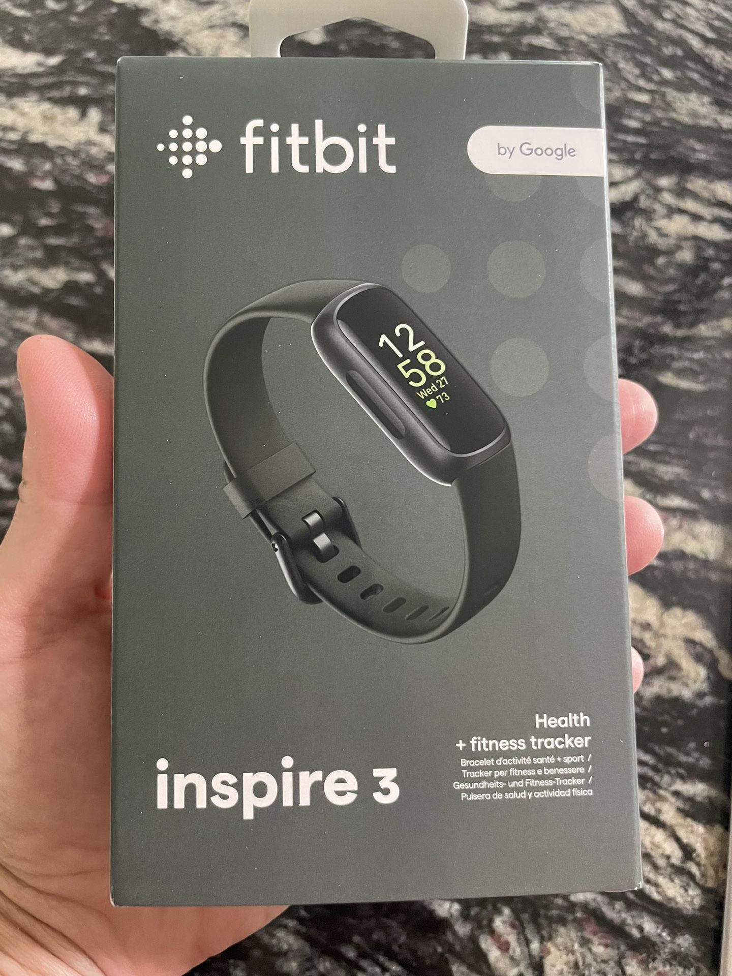 NEW! Fitbit inspire 3 Black Health And Fitness Tracker 