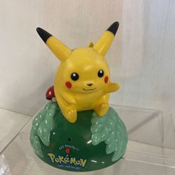 1999 Pokemon Pikachu Talking Figure Trendmasters Room Greeting Sound WORK TESTED