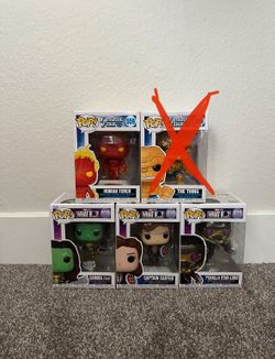 Marvel Funko Pops- Fantastic 4 and What if?