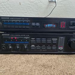 Vintage Kenwood Receiver And Tuner 