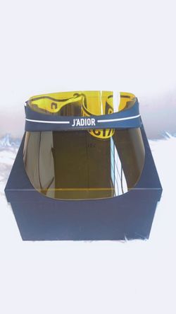 Christian Dior Yellow Visor