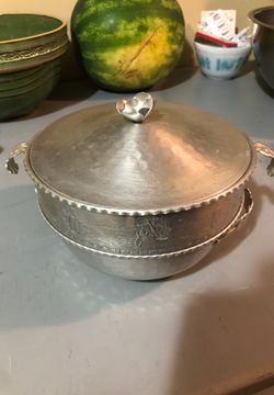 Rodney Kent style hammered aluminum