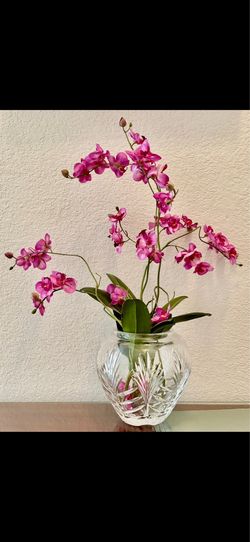 Stunning Silk FLOWER POT - Like Brand New, Beautiful